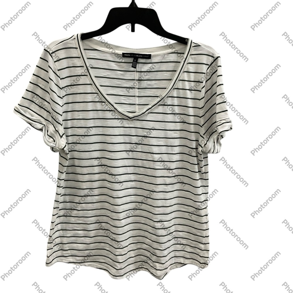 White House Black Market Multicolored Short Sleeve Relaxed Tee